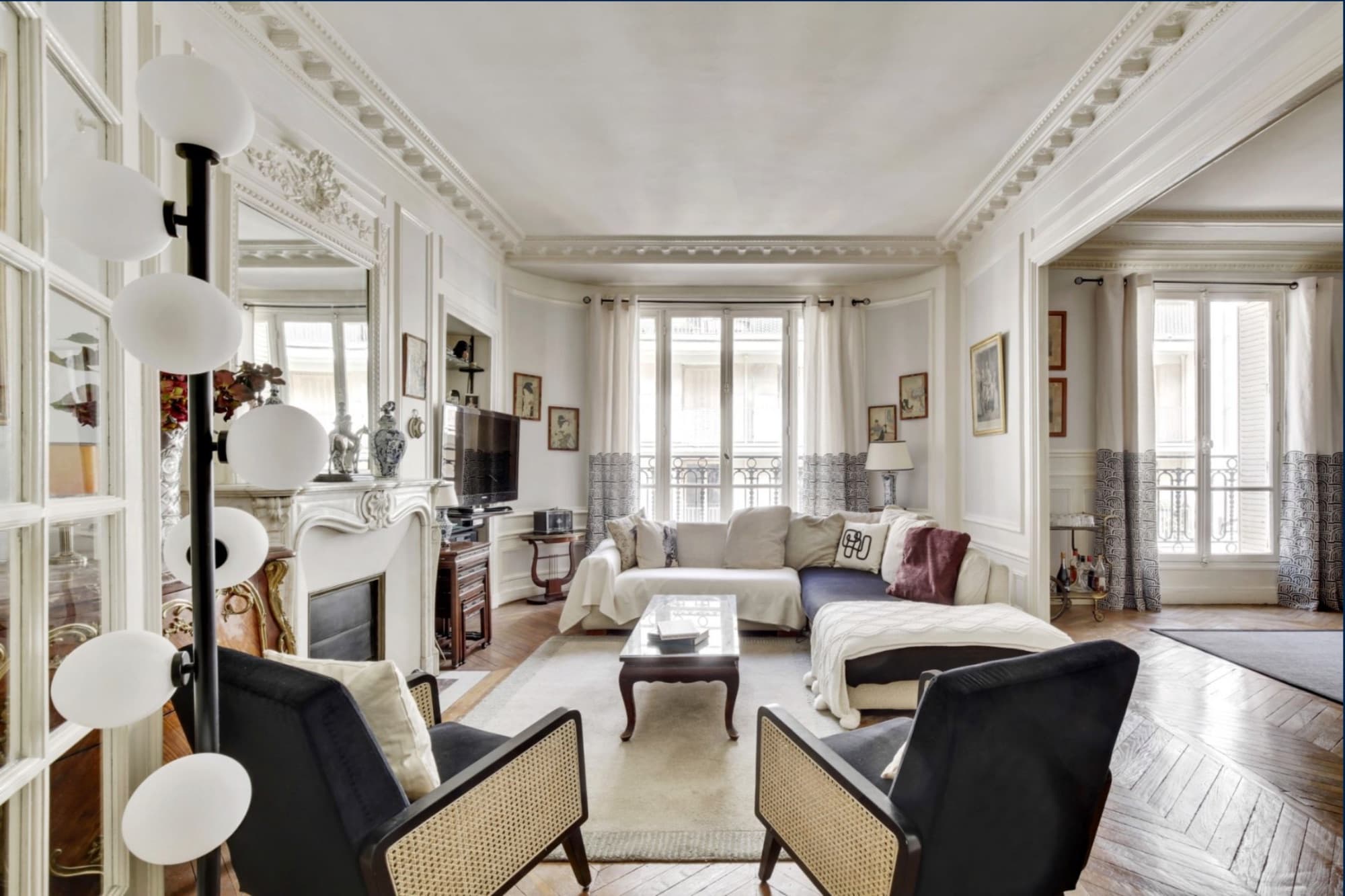 Paris XVIᵉ Arrt - rue du Ranelagh - Appartement familial et de réception — photo 8