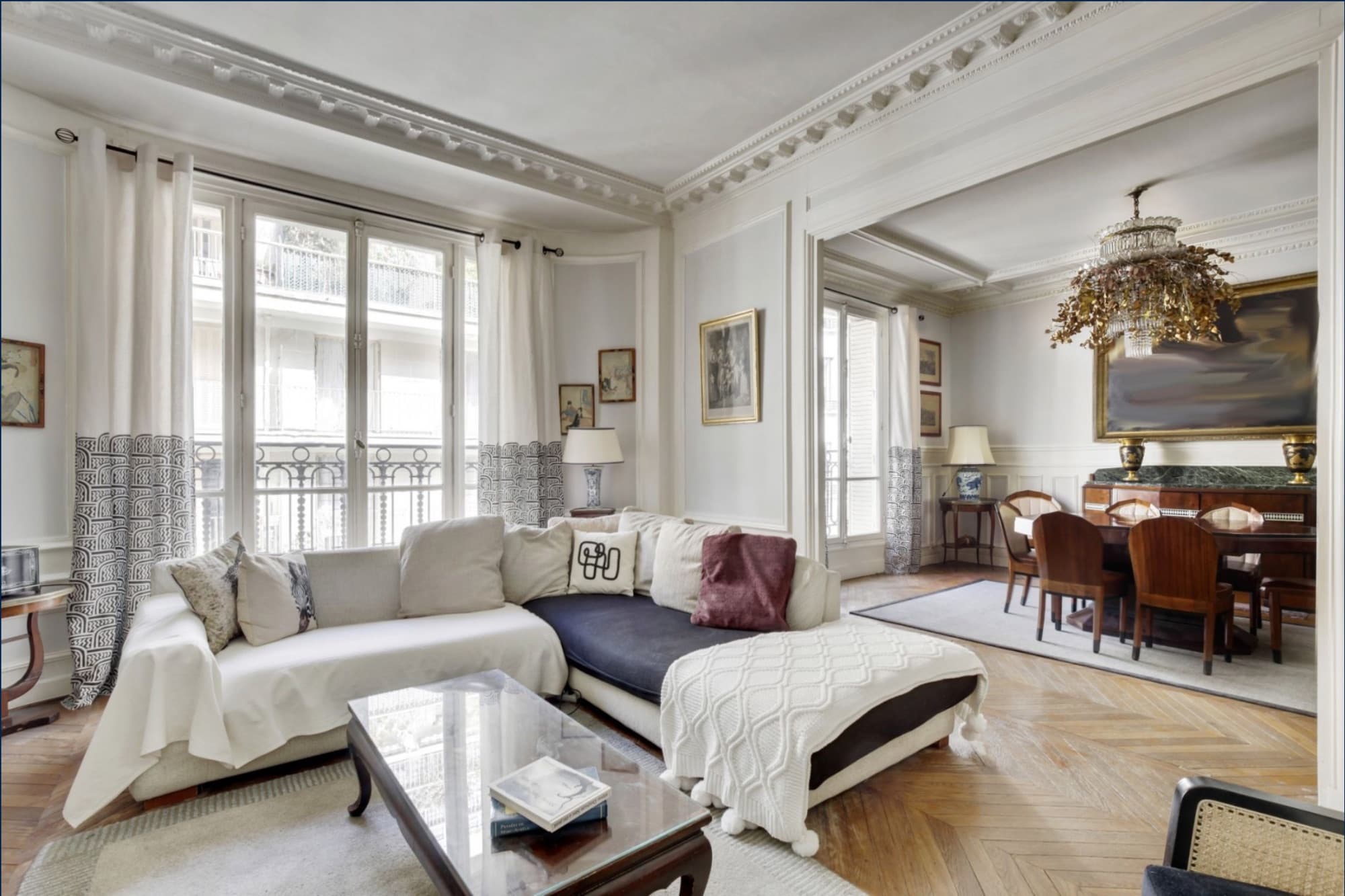 Paris XVIᵉ Arrt - rue du Ranelagh - Appartement familial et de réception — photo 3