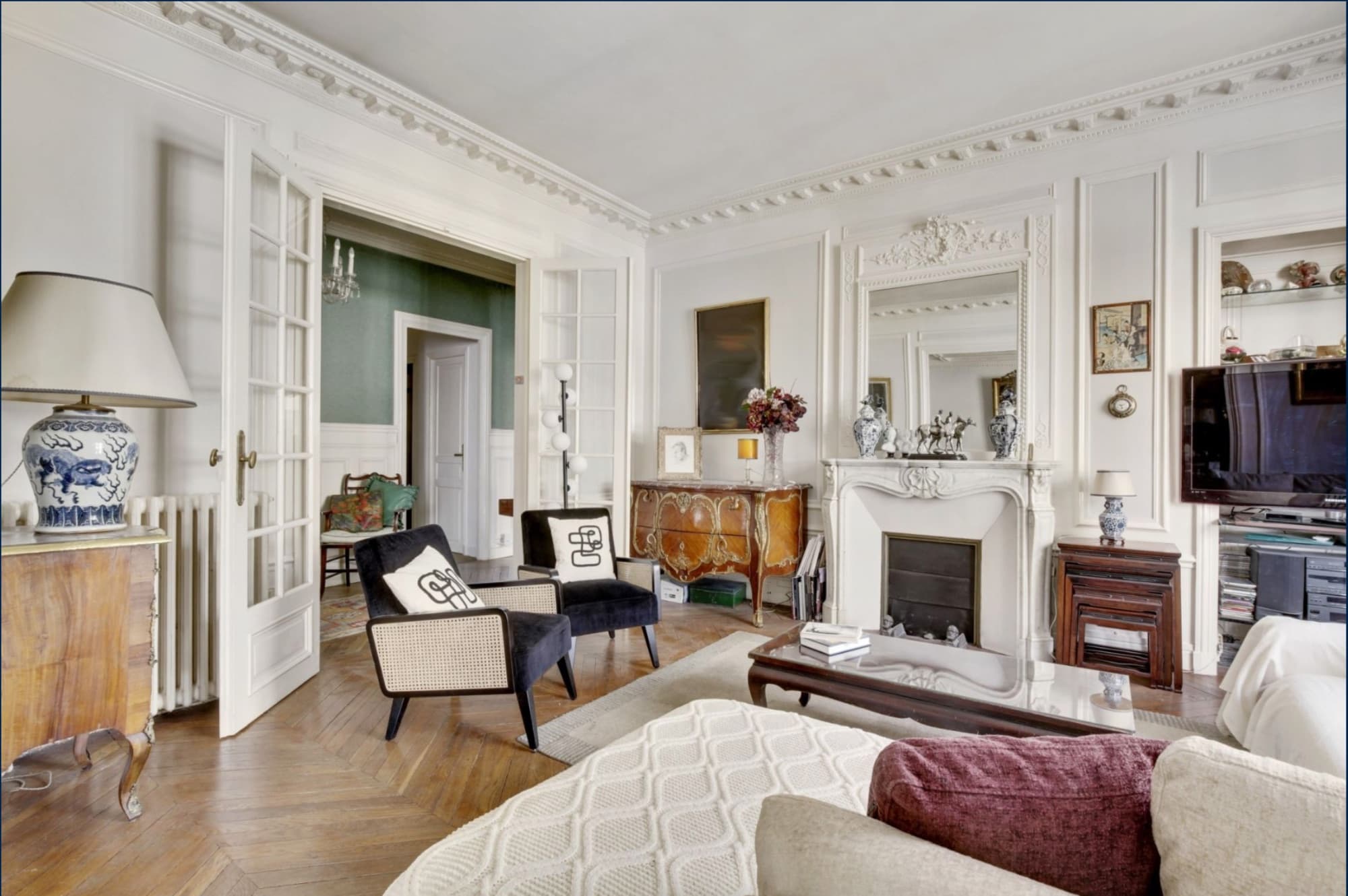 Paris XVIᵉ Arrt - rue du Ranelagh - Appartement familial et de réception — photo 7