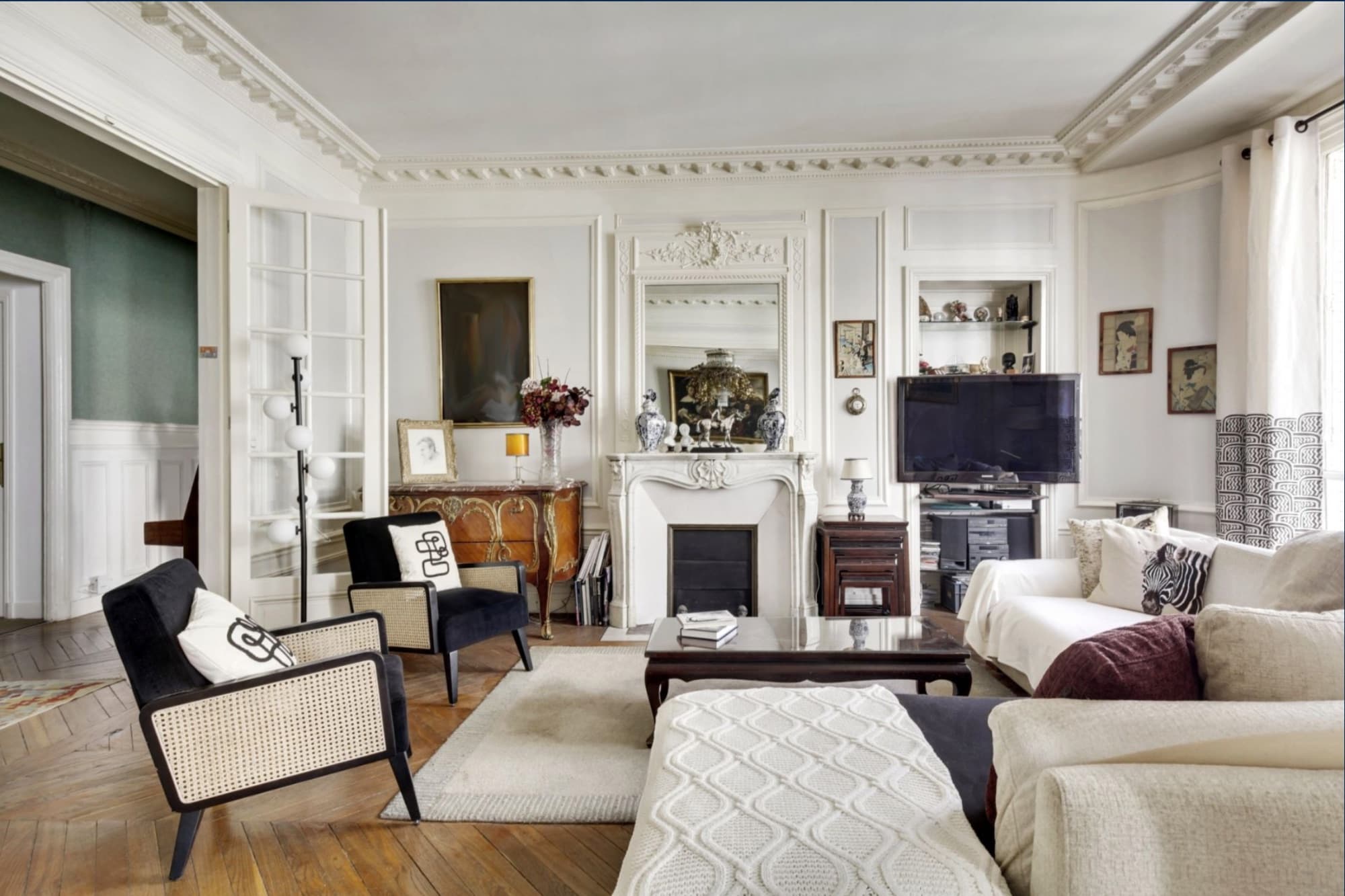Paris XVIᵉ Arrt - rue du Ranelagh - Appartement familial et de réception — photo 2